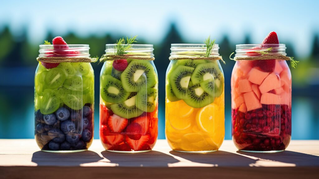 Fruit infuser bottles